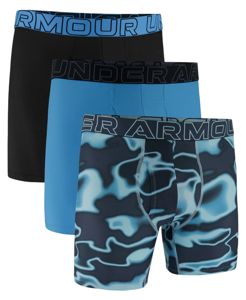 Boxare Under Armour Performance Tech Mesh 6" Print Boxerjock - 3 Pack Flerfärgad | 1383885-494