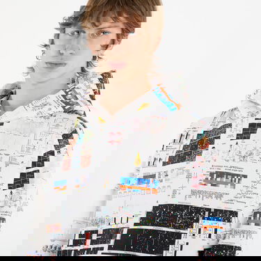 Sweatshirt Pleasures Textbook Hoodie Flerfärgad | P25F023-MULTI, 1