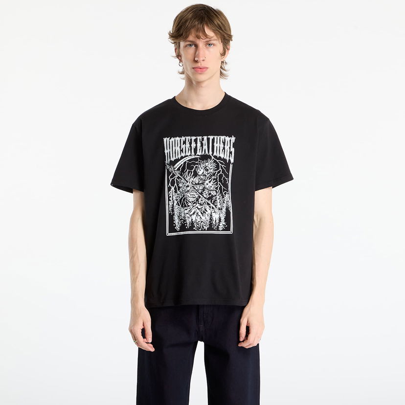 T-shirt Horsefeathers Danihell Graphic T-Shirt XXL Svart | SM1406A