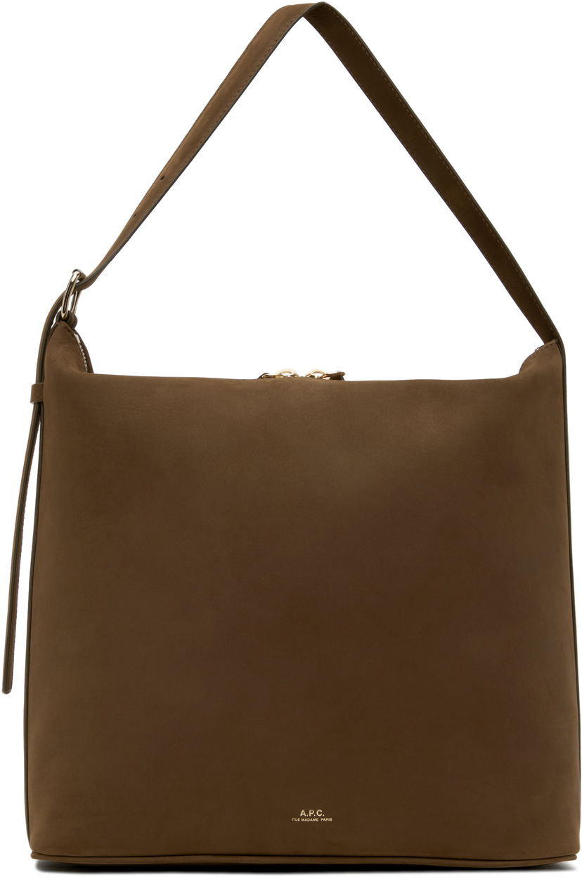 Axelväska A.P.C. A.P.C. Vera Tote Bag Brun | PXCAT-F61902