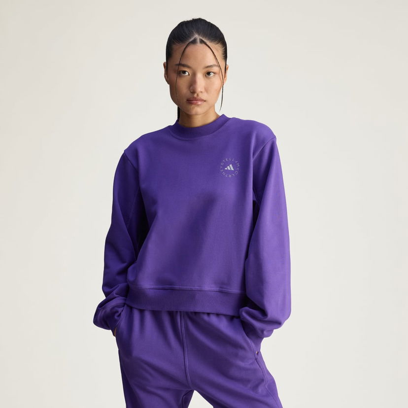 Sweatshirt adidas Performance adidas by Stella McCartney Regular Sweatshirt Purpur | JW4691