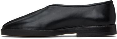 Sneakers och skor LEMAIRE LEMAIRE Flat Piped Slippers Svart | FO0006 LL0023, 2