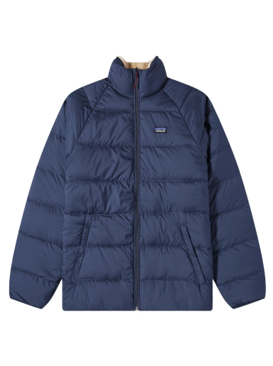 Pufferjacka Patagonia Reversible Silent Down Jacket Mörkblå | 20670-NENA
