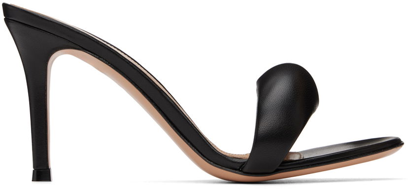 Sneakers och skor Gianvito Rossi Bijoux 85 Heeled Sandals Svart | G18550-85RIC-NAP