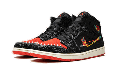 Sneakers och skor Jordan Air Jordan 1 Mid SE "Siempre Familia" GS Svart | DN5121-001, 3