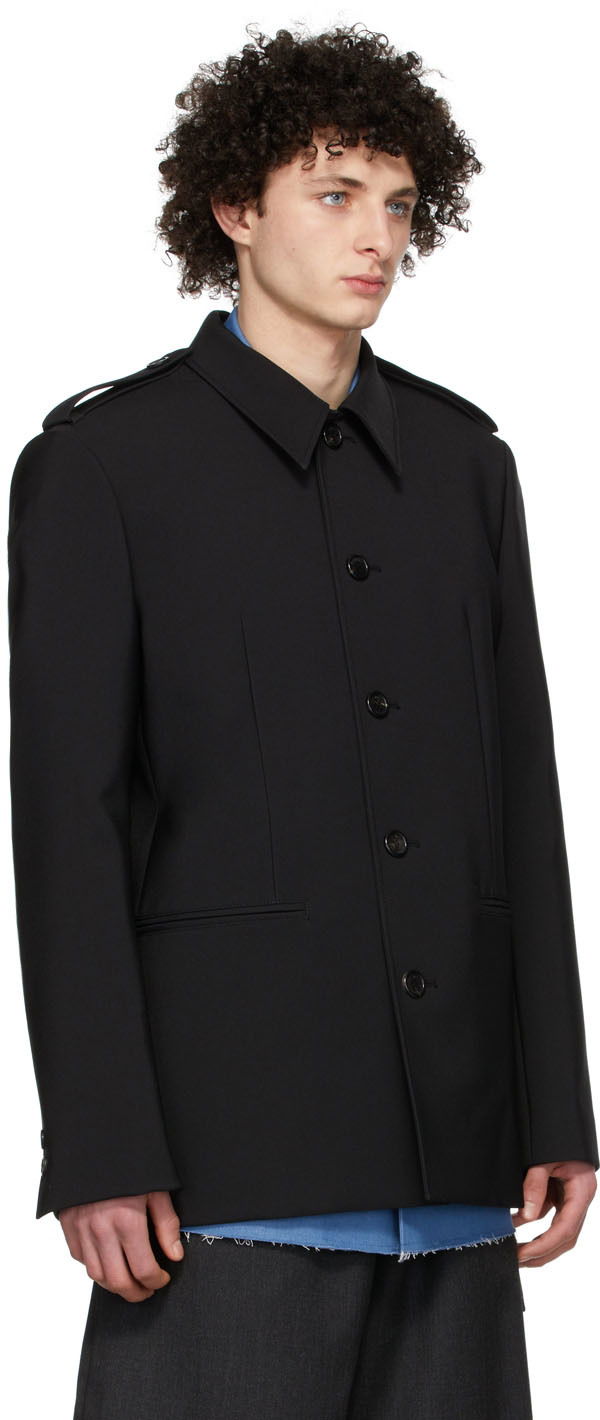 Skjorta We11done We11done Regular Collar Jacket Svart | WD-JK1-22-084-M-BK, 1