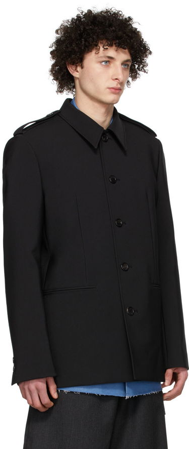 Skjorta We11done We11done Regular Collar Jacket Svart | WD-JK1-22-084-M-BK, 1