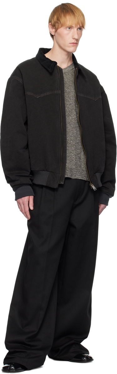 Jacka Maison Margiela Maison Margiela Yoke Caban Bomber Jacket Svart | S50AM0640 M35255, 3