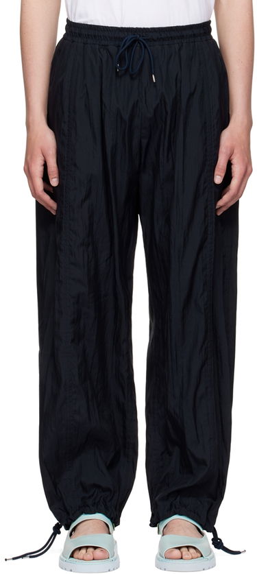 Byxor Stella McCartney Stella McCartney Nylon Trousers Mörkblå | 6044413STA90, 0