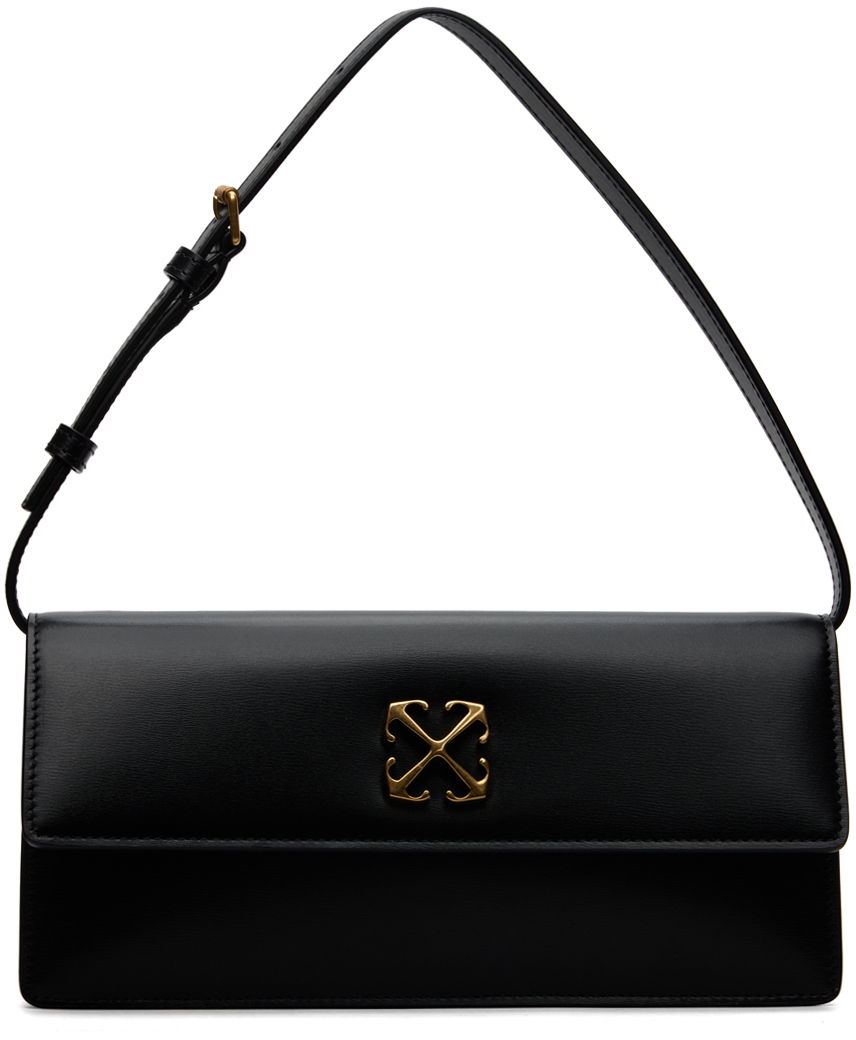 Axelväska Off-White Black Jitney 1.0 Shoulder Bag Svart | OWNN172C99LEA0011000, 0