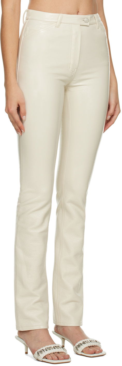 Byxor Courrèges Courrèges Slim-Fit Trousers Vit | 322CPA071VY0003, 1