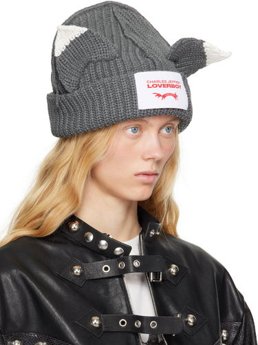 Mössa Charles Jeffrey Loverboy Charles Jeffrey LOVERBOY Chunky Ears Beanie Grå | 54130306, 3