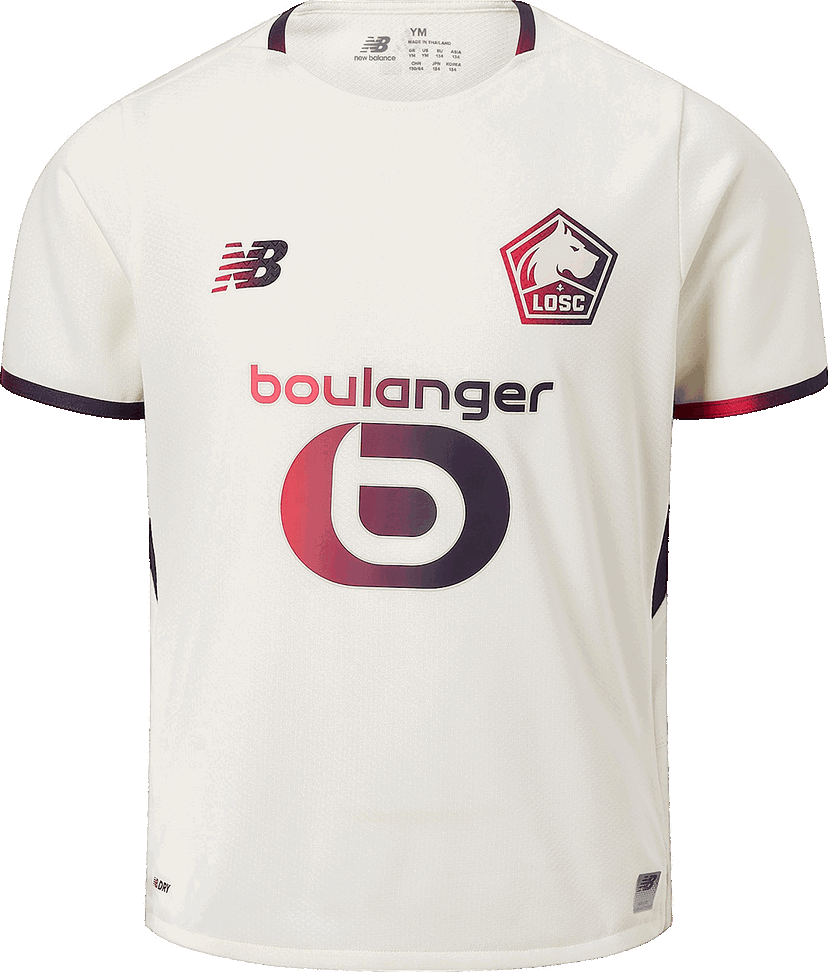 Jersey New Balance LOSC Lille Away Jersey 2025/26 Vit | jt230455-awy