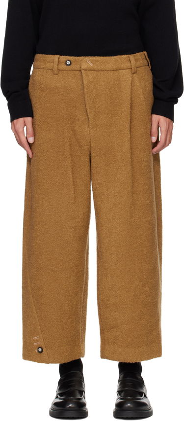 Byxor ADER ERROR Brown Wool Wide Leg Trousers Brun | BN01FWSA0207CM, 0