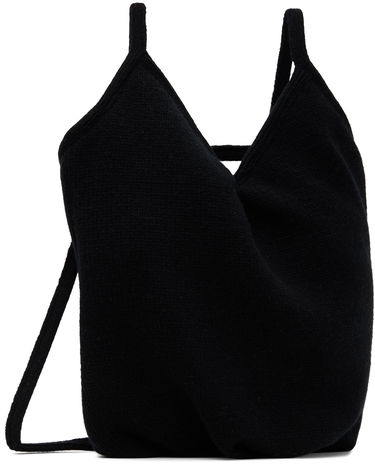 Axelväska We11done We11done Mini Touch Knit Shoulder Bag Svart | WD-AB3-23-481-U-BK, 1