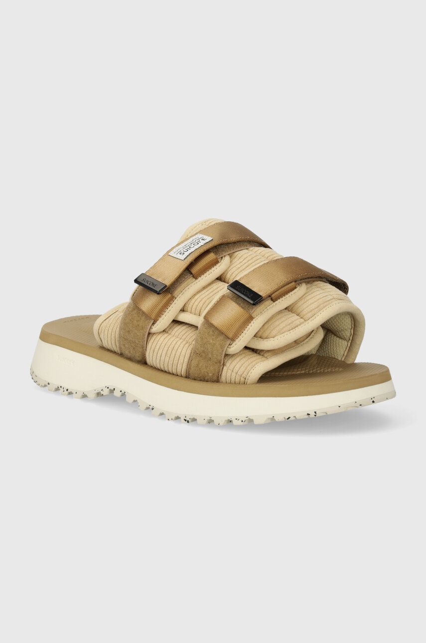 Sneakers och skor SUICOKE MOTO-SHELLab Slides Beige | MOTO.SHEL, 0