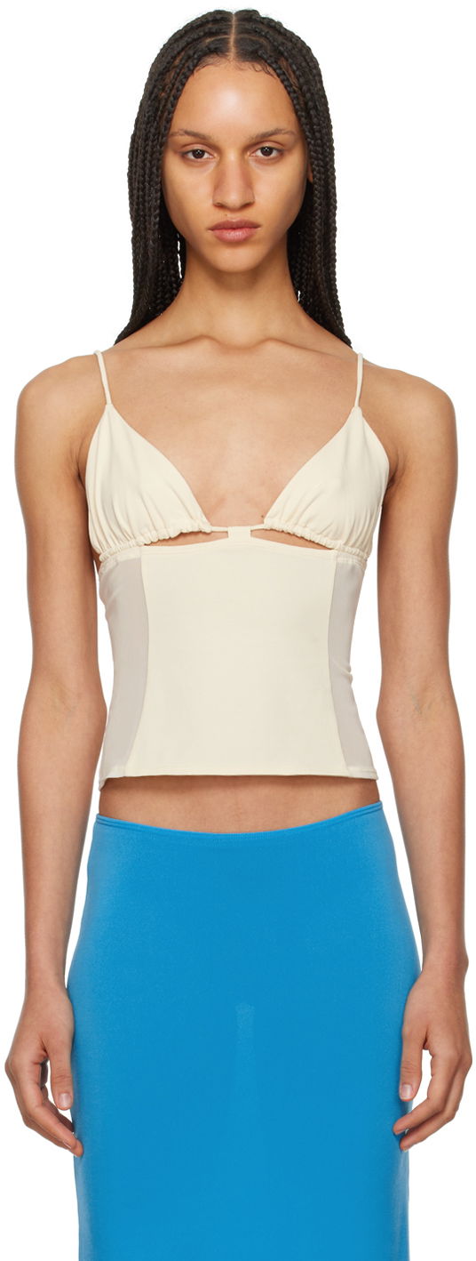 Behå Miaou Miaou Ellie Cutout Tank Top Beige | 7113JRBCRM