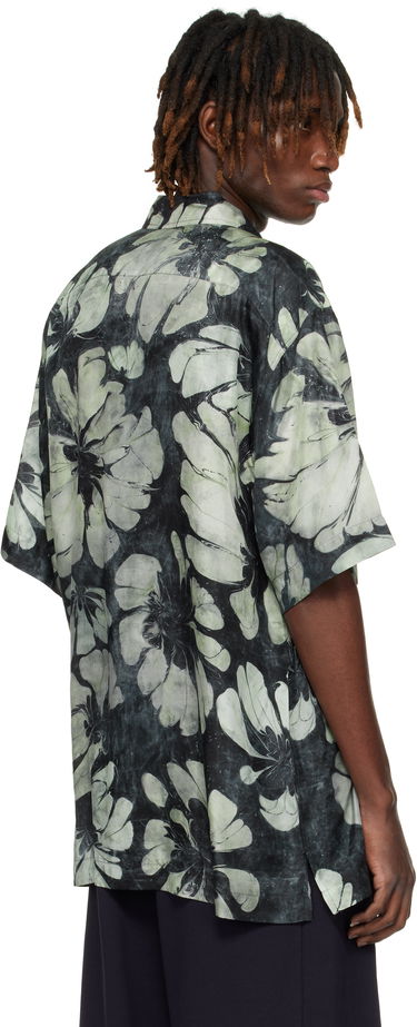 Skjorta Dries Van Noten Dries Van Noten Silk Floral Short Sleeve Shirt Grön | 251-020700-1202, 2