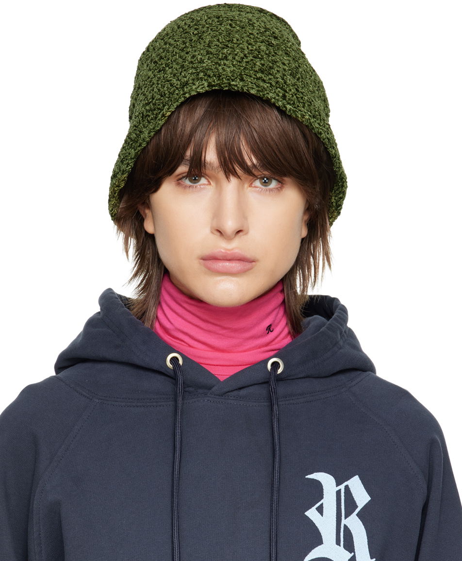 Sweatshirt BY FAR Fuzzy Bucket Hat Grön | 23CRROBMLGCHEN, 0