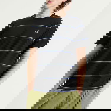 T-shirt Fred Perry Fred Perry Fine Stripe T-Shirt, Size Large Svart | M1734-102, 2