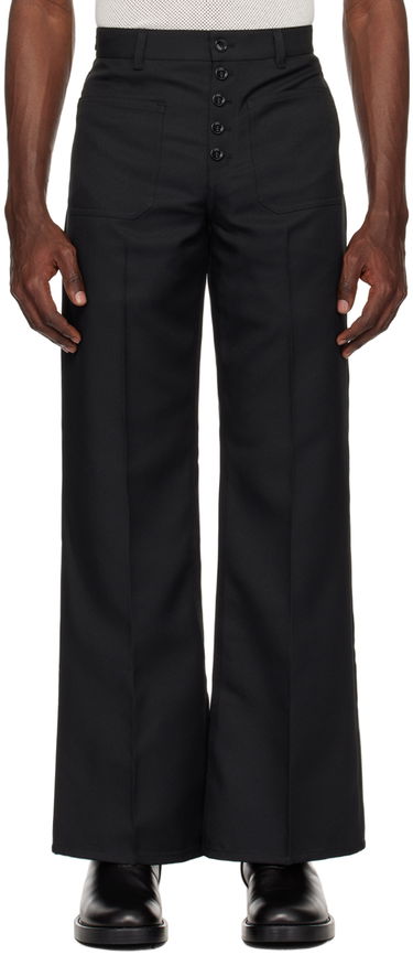 Byxor Courrèges Multiflex Flared Trousers Svart | 124CPA201PL0136, 0