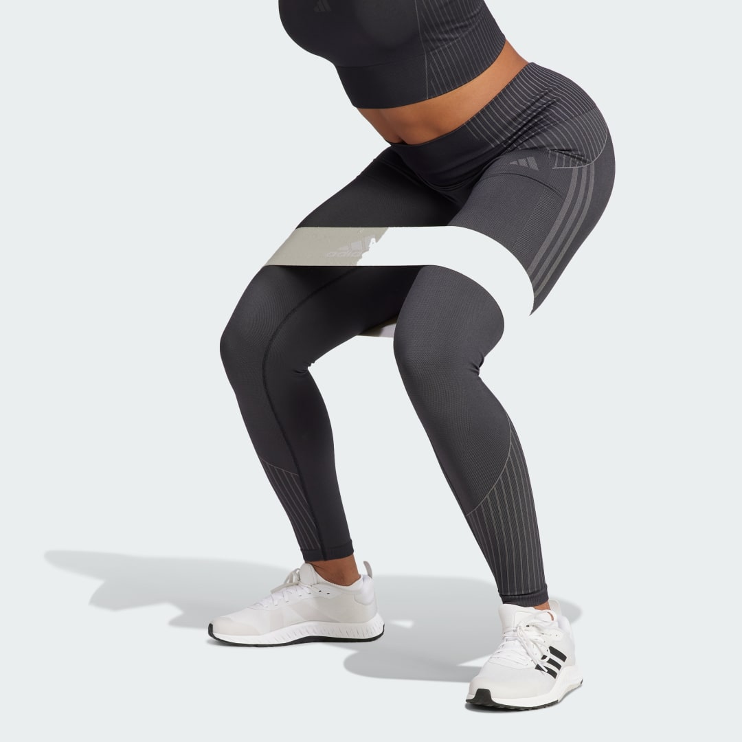 Damasker adidas Originals Seamless Branded 7/8 Leggings Svart | IA7165, 0