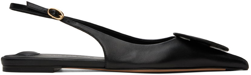 Klä Jacquemus Jacquemus Les Classiques 'Les Slingbacks Duelo Plates' Slingback Ballerina Flats Svart | 24E241FO077-3073