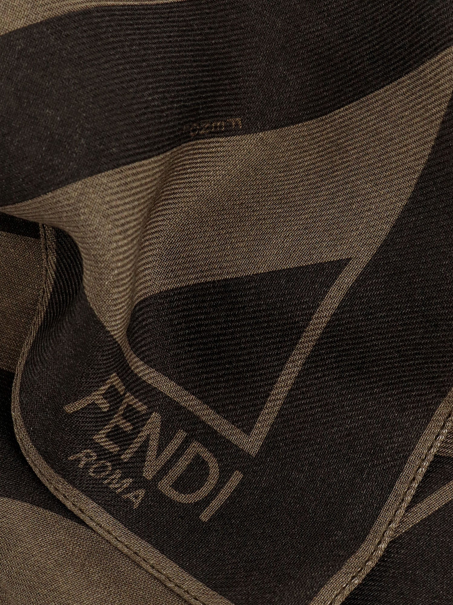 Halsduk FENDI Fendi Striped Shawl Brun | FXS323AUUCF0VAT, 1