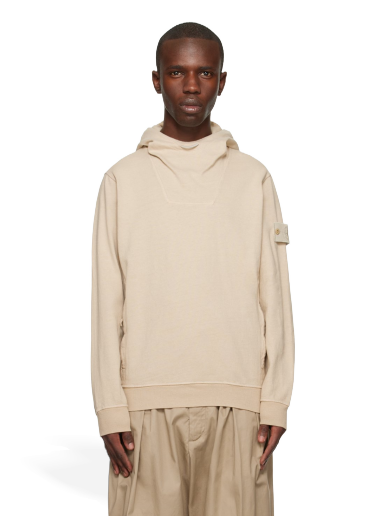 Sweatshirt Stone Island Ghost Piece Vit | 7815612F3