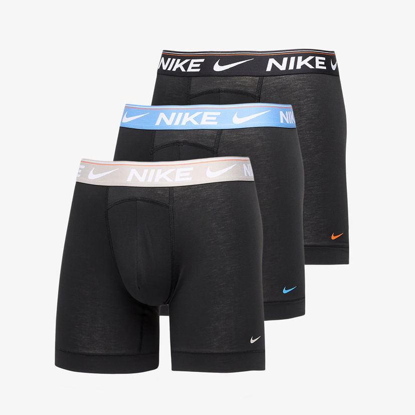 Boxare Nike Ultra Comfort Boxer Brief 3-Pack Svart | 0000KE1257-EWD