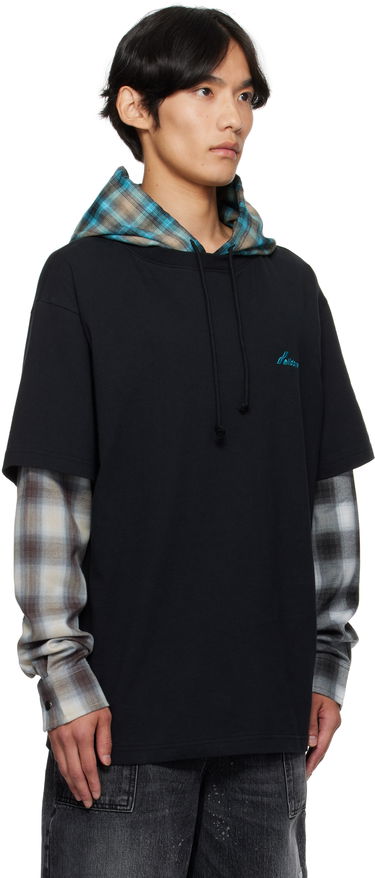 T-shirt We11done We11done Checkered Layered T-Shirt Svart | WD-TT2-25-783-U-BK, 1