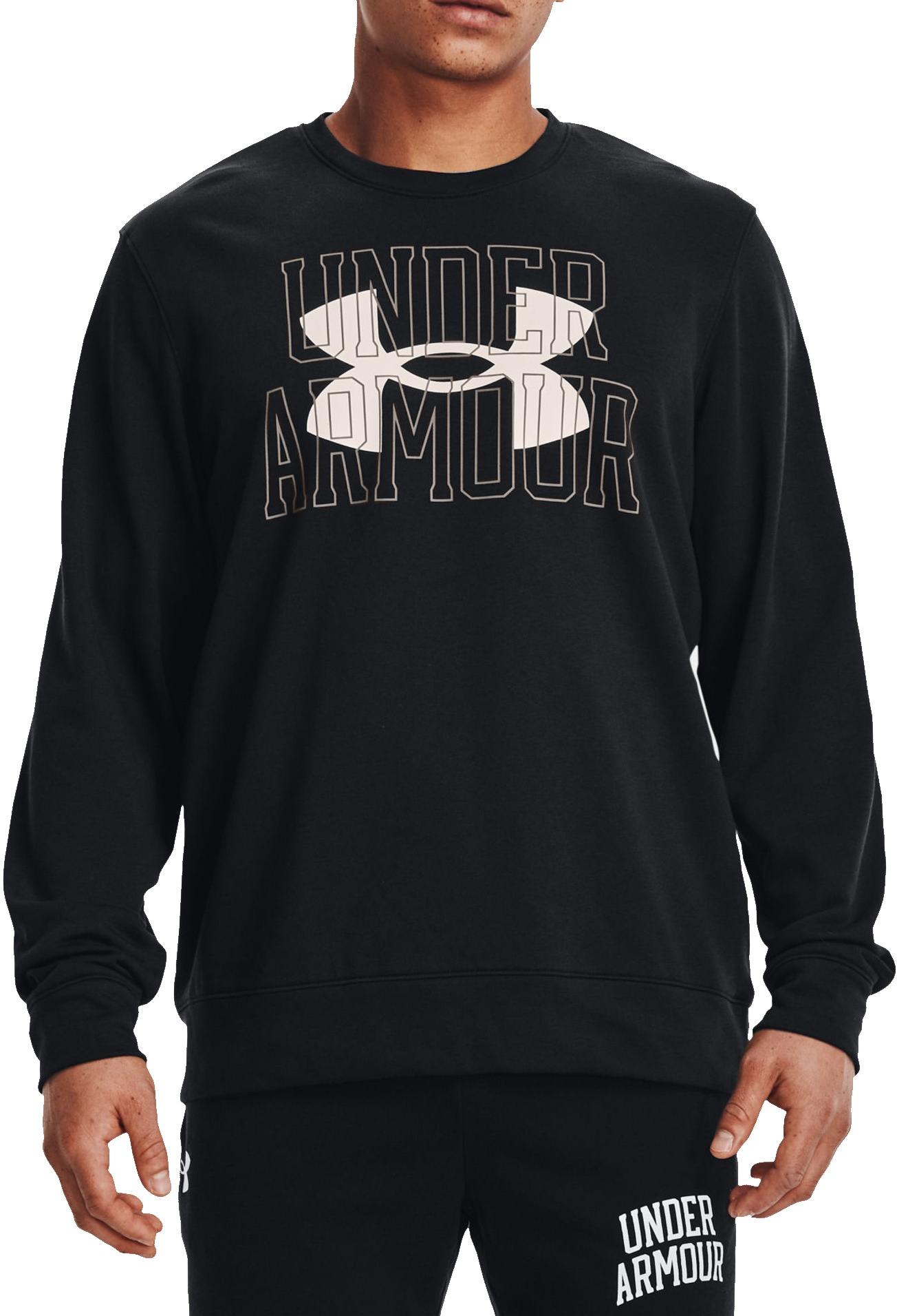 Sweatshirt Under Armour Rival Terry Svart | 1370391-001, 0