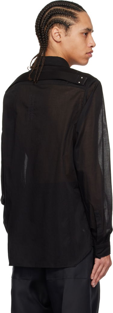 Skjorta Rick Owens Rick Owens Hollywood Fogpocket Shirt Svart | RU01E5237 CV, 2
