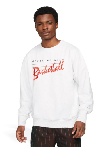 Sweatshirt Nike Dri-Fit Standard Issue Basketball Sweatshirt Vit | DA6741-051