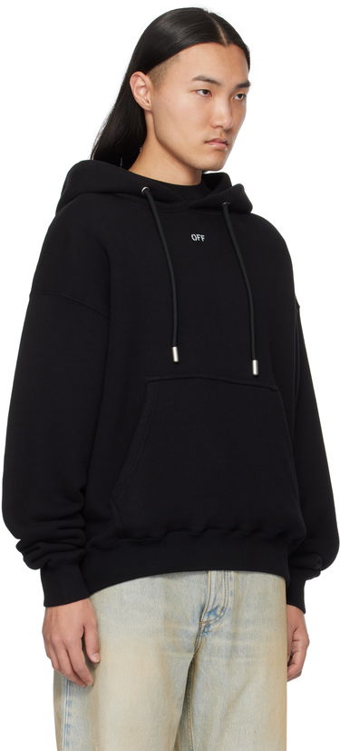 Sweatshirt Off-White Black Off Stamp Skate Hoodie Svart | OMBB085C99FLE0101001, 1