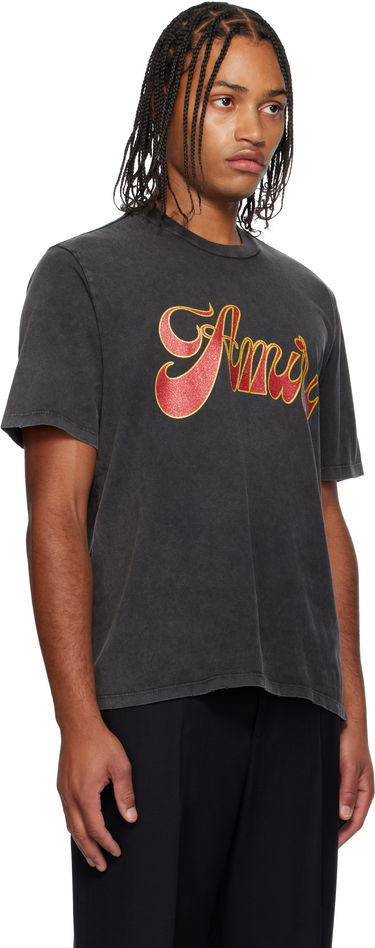 T-shirt AMIRI Groovy T-Shirt by AMIRI Svart | AMJYTE1246, 4
