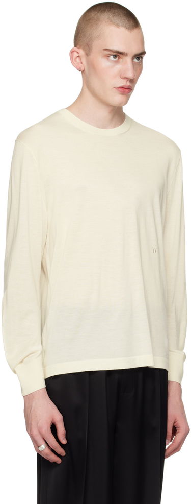 Sweater Helmut Lang Curved Sleeve Sweater Beige | O01HM703, 1