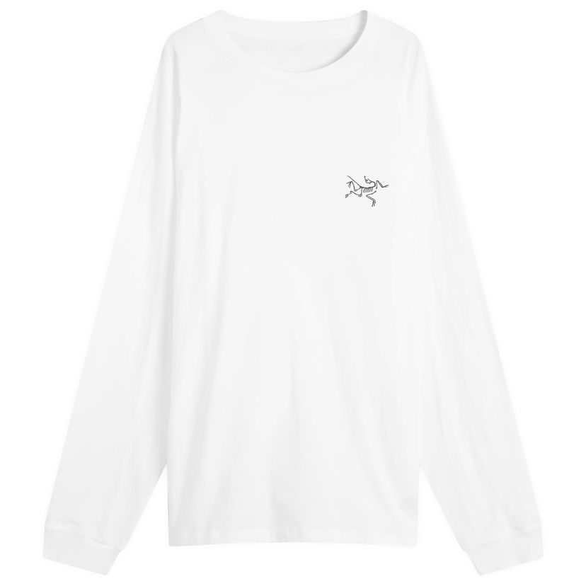 T-shirt Arcteryx Kragg Cotton Long Sleeve T-Shirt, Size XX-Large Vit | X000009714-021939