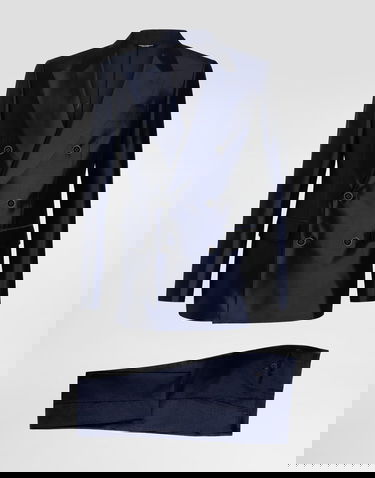 Träningsoverall Dolce & Gabbana Dolce & Gabbana Shantung and Mikado Silk Double-Breasted Suit Blå | GK021TFU1L5B0665, 2