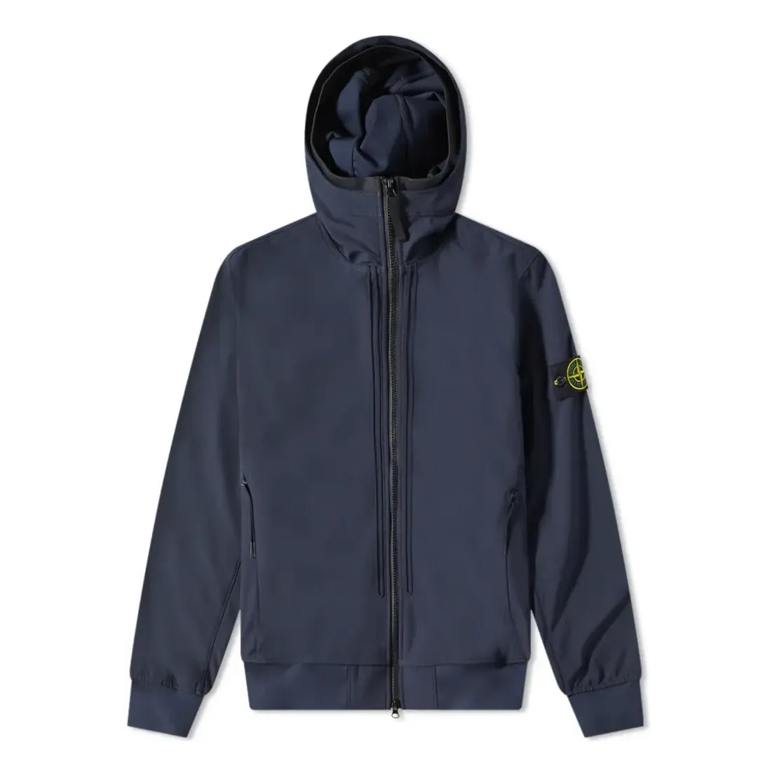 Vindjacka Stone Island Hooded Soft Shell-R Jacket Blå | 761540427-V0020, 0
