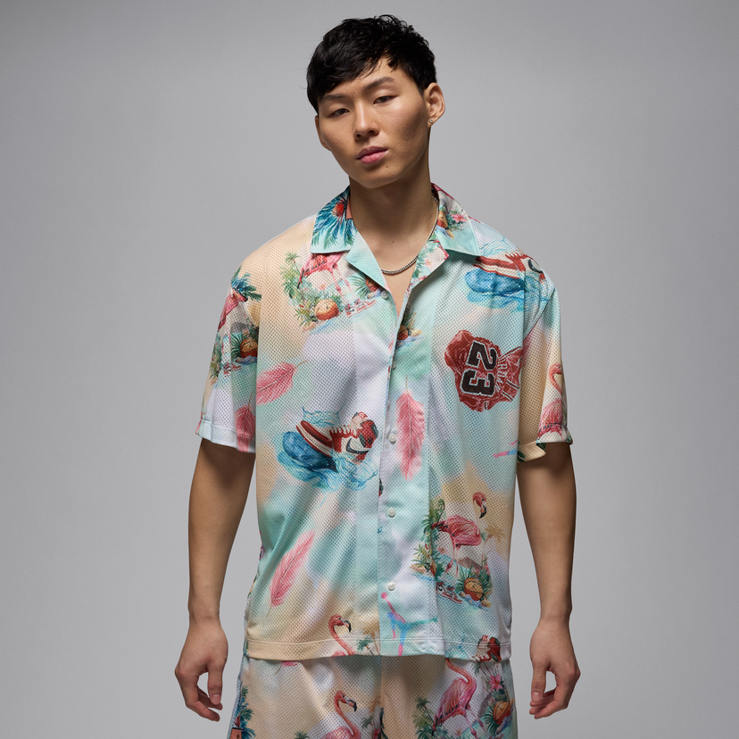 Skjorta Jordan Jordan Essentials Camp Print Shirt Flerfärgad | IB3007-133