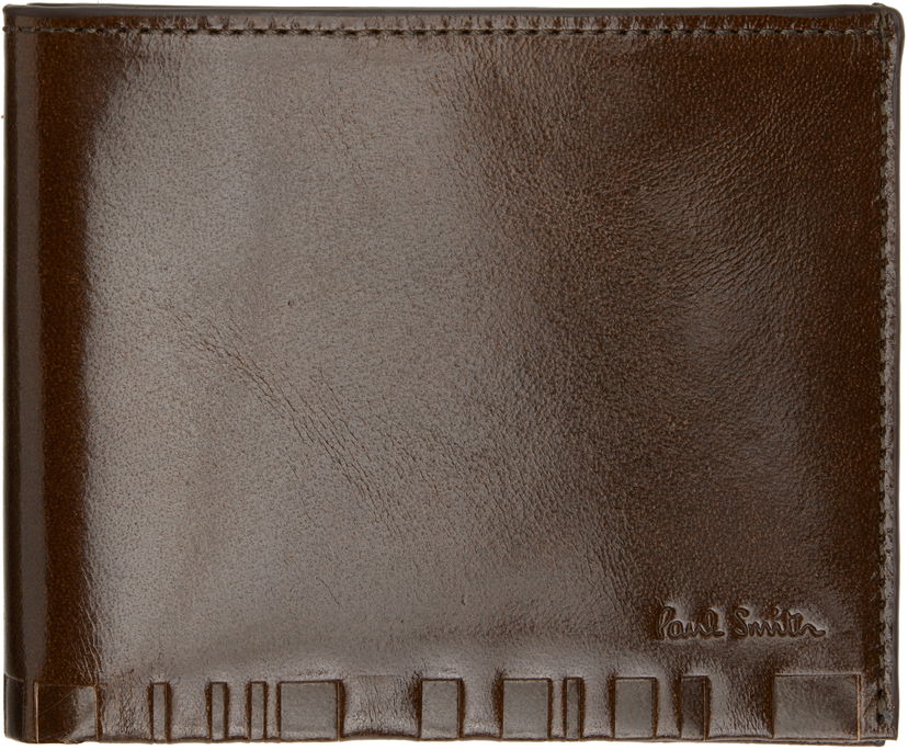 Plånbok Paul Smith Paul Smith Leather Shadow Stripe Billfold Wallet Brun | M1A-8112-PSTFOE