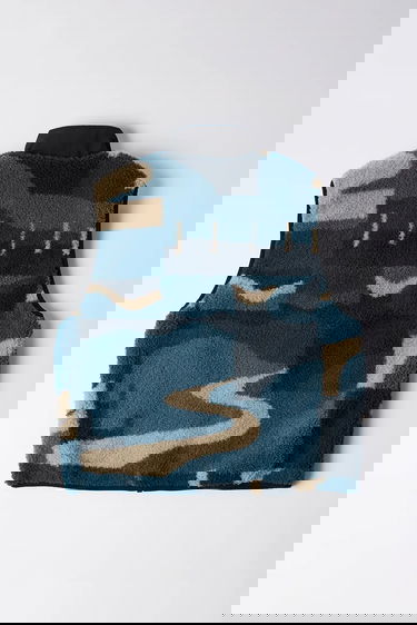 Väst By Parra Parra Infinite Bird Reversible Vest Blå | 54250, 3