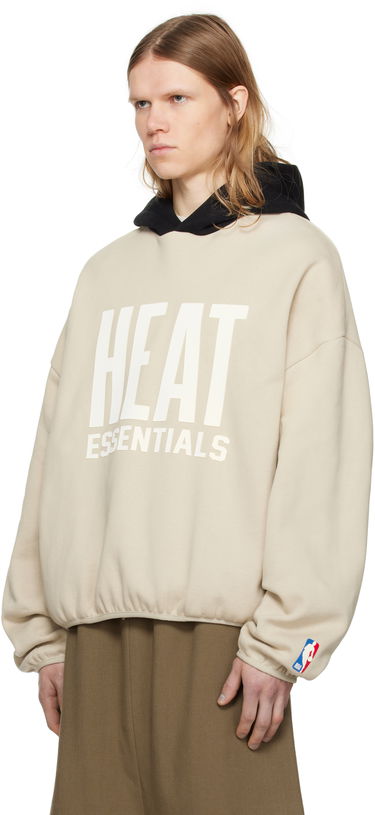Sweatshirt Fear of God ESSENTIALS NBA Heat Pull Over Hoodie Beige | 192AL246302F, 3