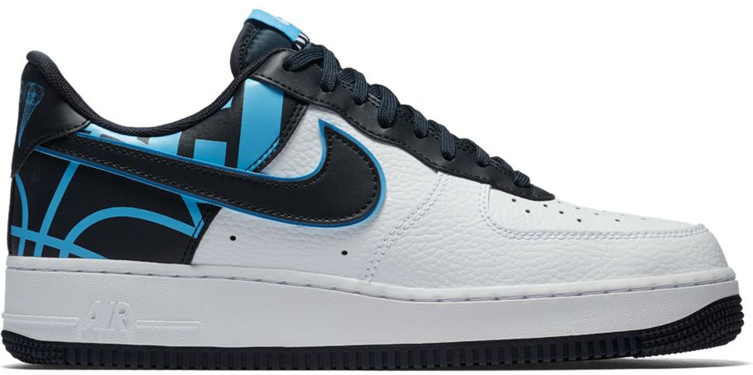 Sneakers och skor Nike Air Force 1 Low Logo Pack White Obsidian Vit | 823511-105, 0
