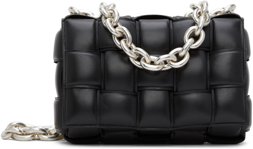 Axelväska Bottega Veneta Padded Chain Cassette Bag Svart | 631421 VBWZ0, 0