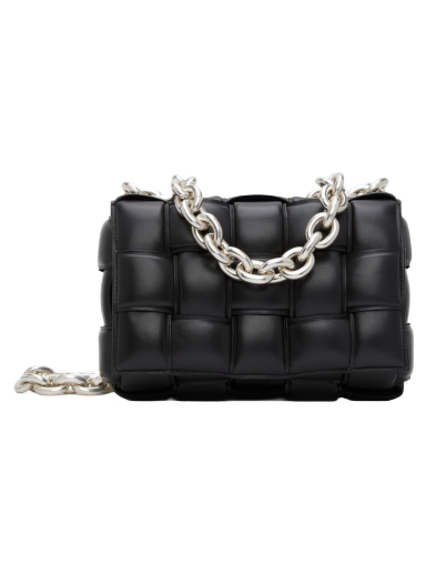 Axelväska Bottega Veneta Padded Chain Cassette Bag Svart | 631421 VBWZ0