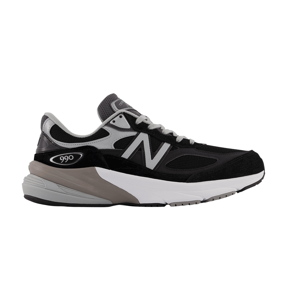 Sneakers och skor New Balance 990v6 MiUSA Black Grey White (Women's) Svart | W990BK6, 0