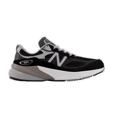 Sneakers och skor New Balance 990v6 MiUSA Black Grey White (Women's) Svart | W990BK6, 0
