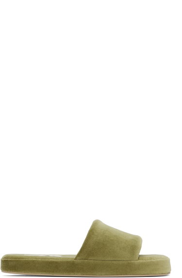 Kläder The Row The Row Pillow Slippers Grön | F1610-L255, 0